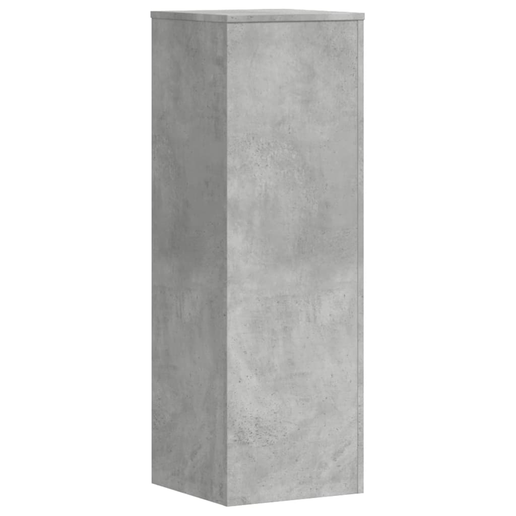 Supporti per Piante 2 pz Grigio Cemento 33x33x100cm Multistrato 3307885