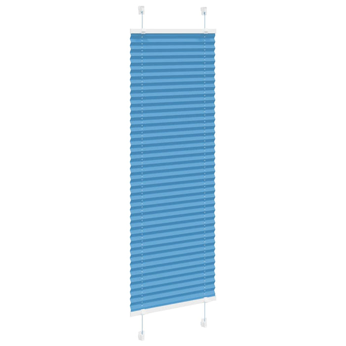 Tenda Plissettata Blu 40x100 cm Larghezza Tessuto 39,4 cm 4015165