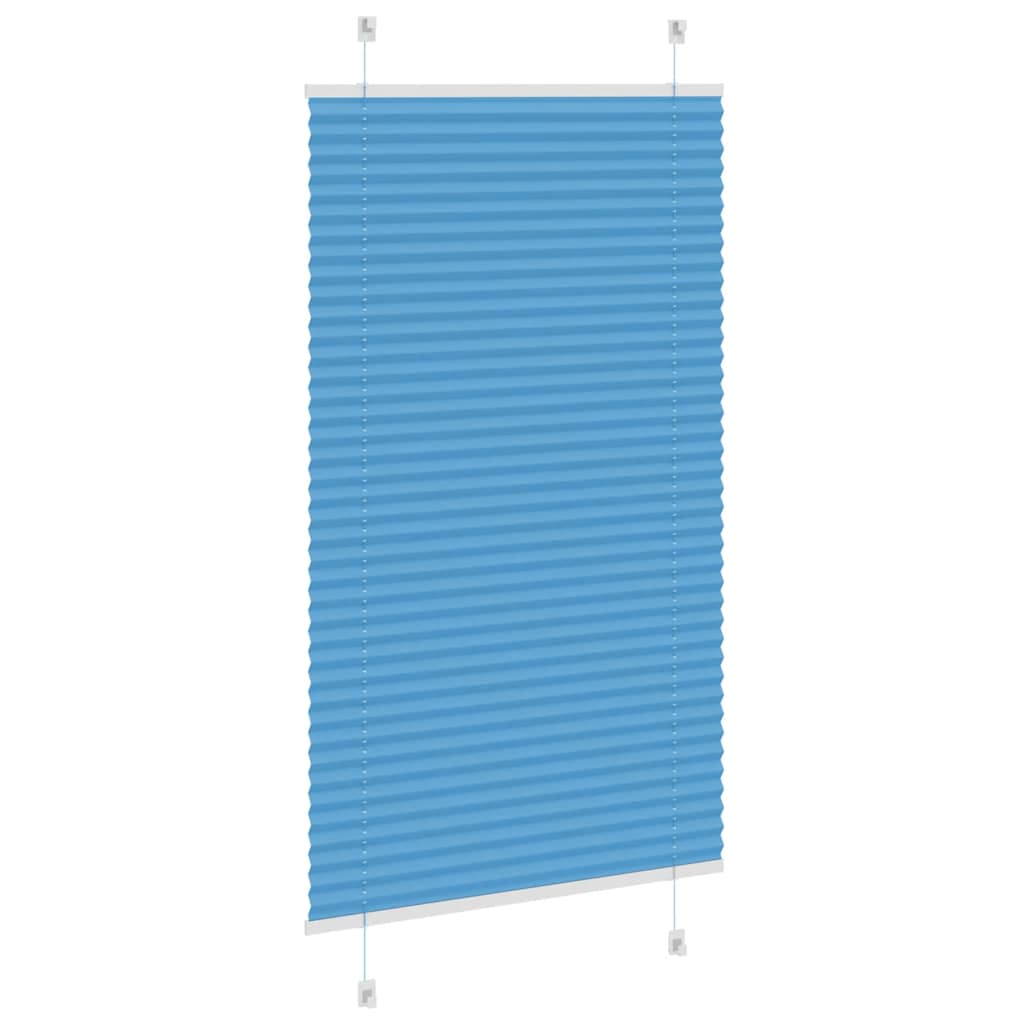 Tenda Plissettata Blu 70x100 cm Larghezza Tessuto 69,4 cm 4015171