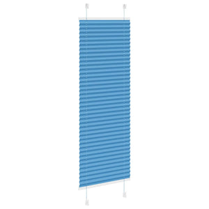 Tenda Plissettata Blu 50x150 cm Larghezza Tessuto 49,4 cm 4015184