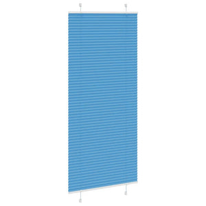 Tenda Plissettata Blu 90x200 cm Larghezza Tessuto 89,4 cm 4015209