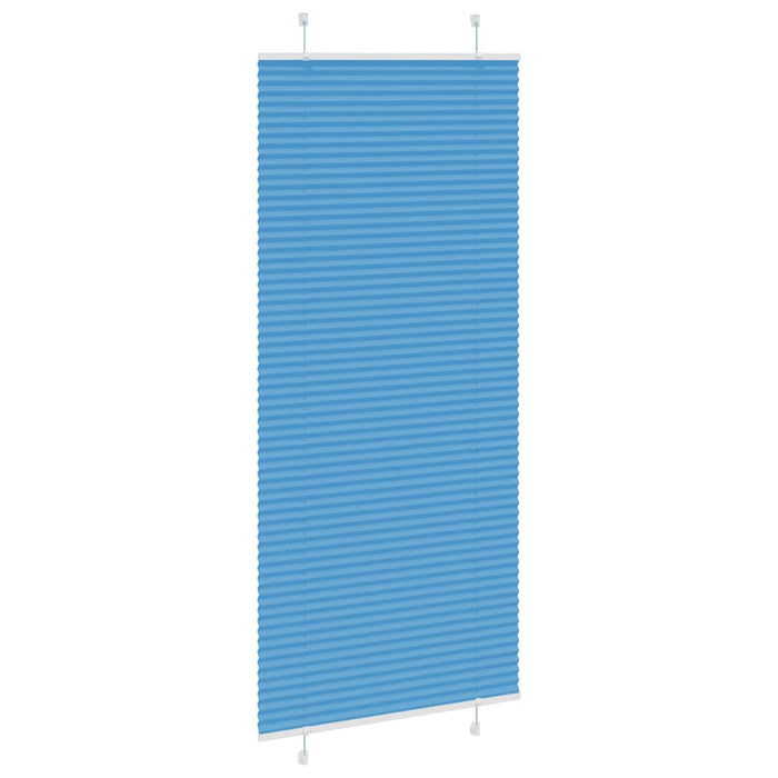 Tenda Plissettata Blu 90x200 cm Larghezza Tessuto 89,4 cm 4015209