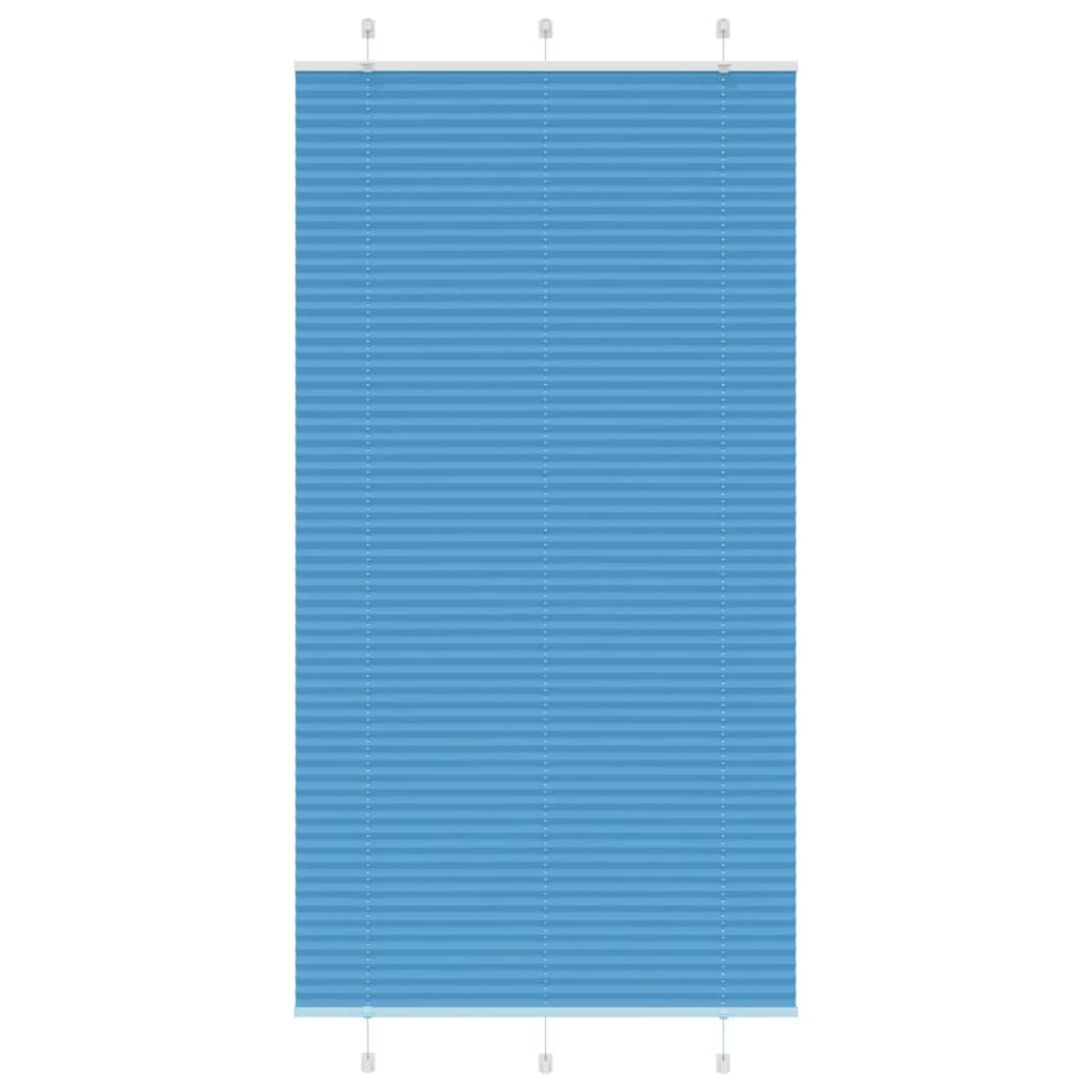 Tenda Plissettata Blu 110x200 cm Larghezza Tessuto 109,4 cm 4015213