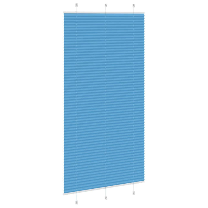 Tenda Plissettata Blu 110x200 cm Larghezza Tessuto 109,4 cm 4015213