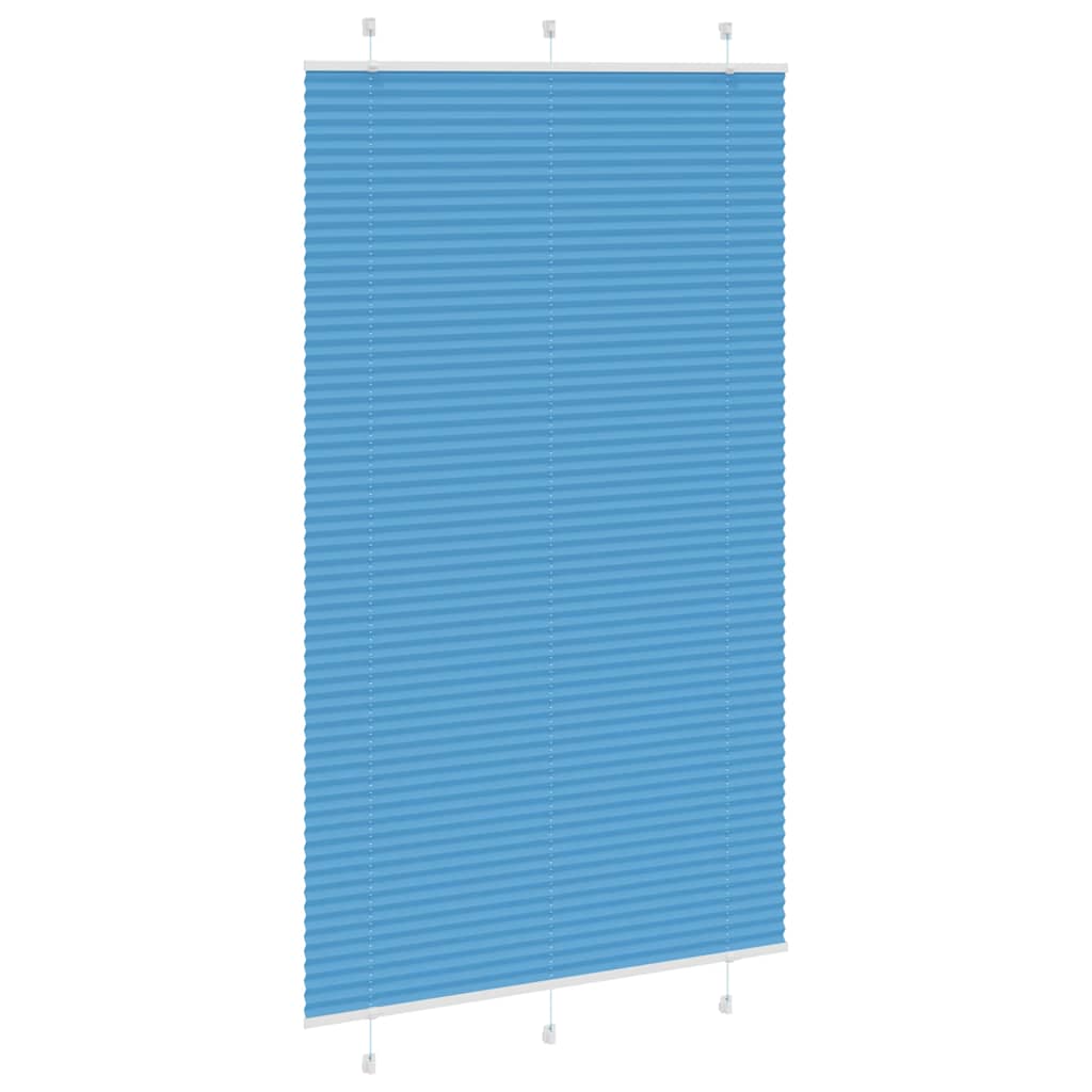 Tenda Plissettata Blu 115x200 cm Larghezza Tessuto 114,4 cm 4015214