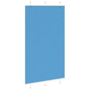 Tenda Plissettata Blu 115x200 cm Larghezza Tessuto 114,4 cm 4015214