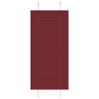 Tenda Plissettata Rosso Bordeaux 65x100 cm Larghezza Tessuto 4015221