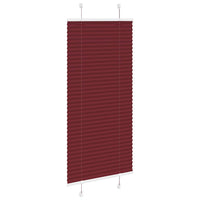 Tenda Plissettata Rosso Bordeaux 65x100 cm Larghezza Tessuto 4015221