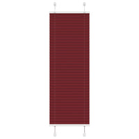 Tenda Plissettata Rosso Bordeaux 50x150 cm Larghezza Tessuto 4015235