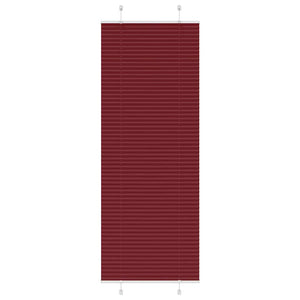 Tenda Plissettata Rosso Bordeaux 70x200 cm Larghezza Tessuto 4015256