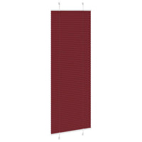 Tenda Plissettata Rosso Bordeaux 70x200 cm Larghezza Tessuto 4015256