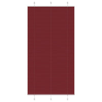 Tenda Plissettata Rosso Bordeaux 105x200 cm Larghezza Tessuto 4015263