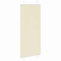 Tenda Plissettata Crema 90x200 cm Larghezza Tessuto 89,4 cm 4015311