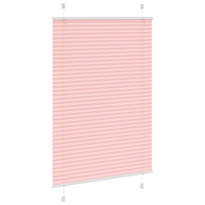 Tenda Plissettata Rosa 85x100 cm Larghezza Tessuto 84,4 cm 4015429