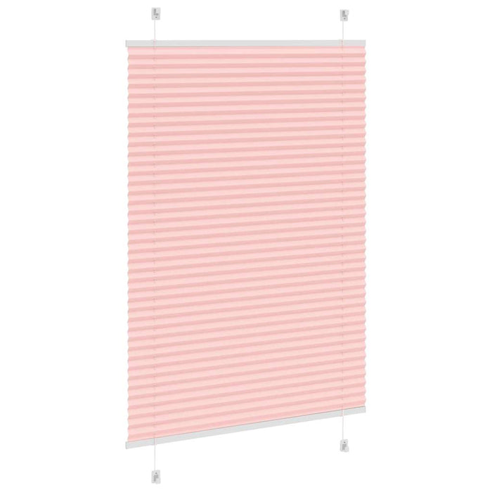 Tenda Plissettata Rosa 100x100 cm Larghezza Tessuto 99,4 cm 4015432