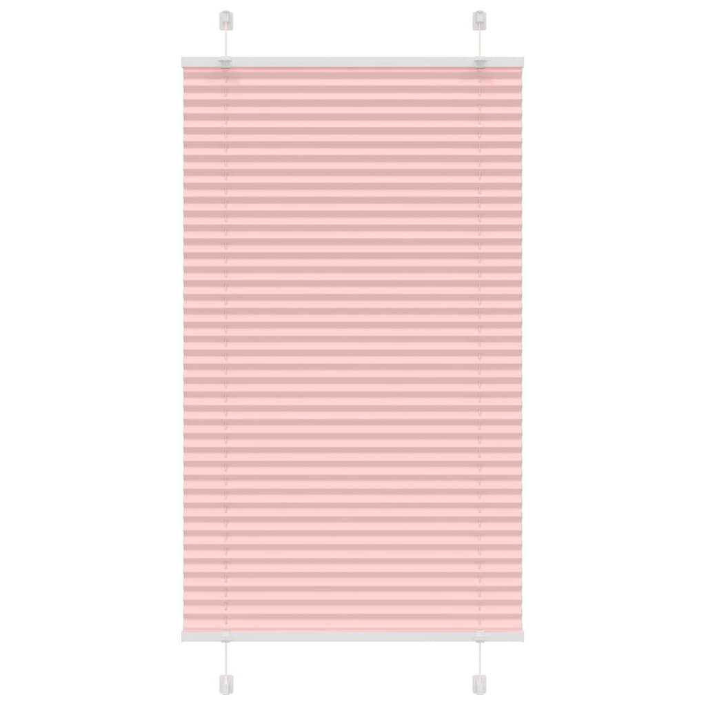 Tenda Plissettata Rosa 80x150 cm Larghezza Tessuto 79,4 cm 4015445