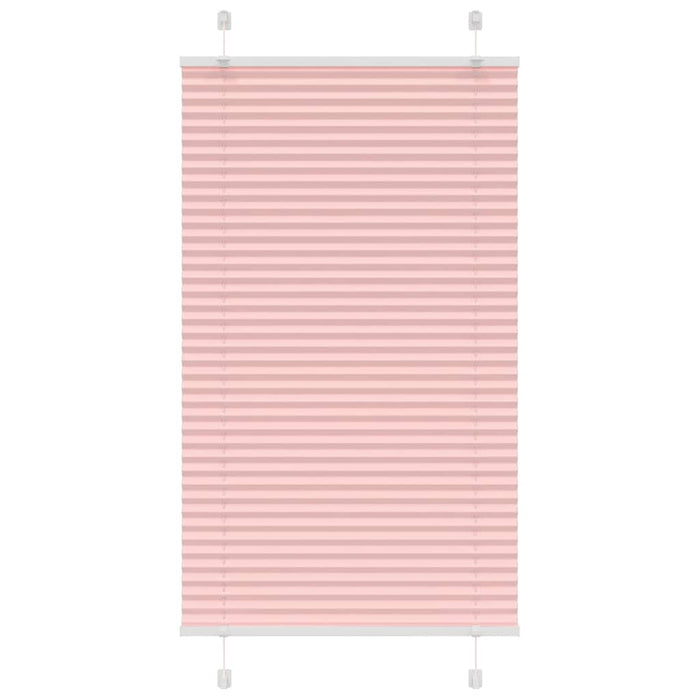 Tenda Plissettata Rosa 80x150 cm Larghezza Tessuto 79,4 cm 4015445