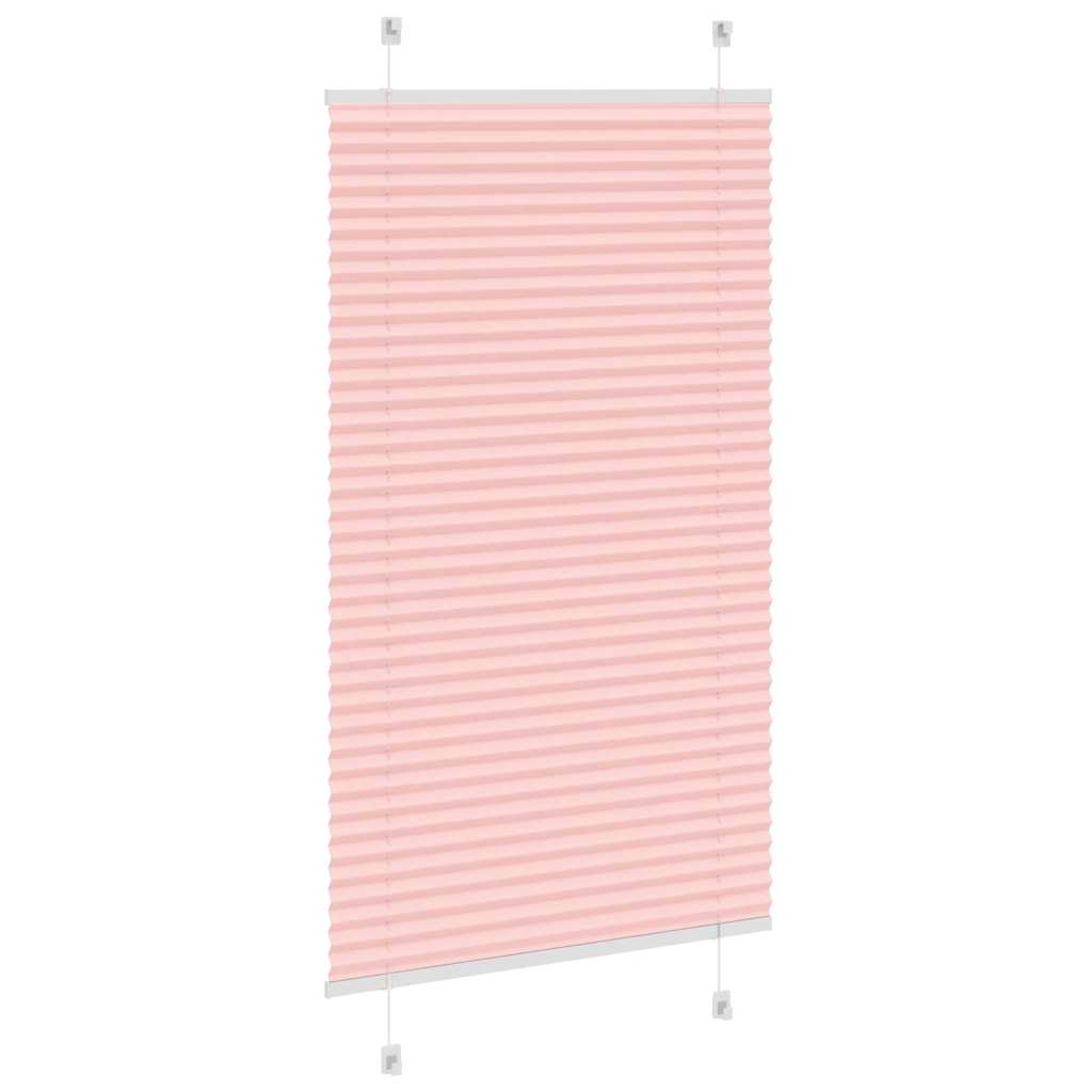 Tenda Plissettata Rosa 80x150 cm Larghezza Tessuto 79,4 cm 4015445