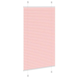 Tenda Plissettata Rosa 80x150 cm Larghezza Tessuto 79,4 cm 4015445