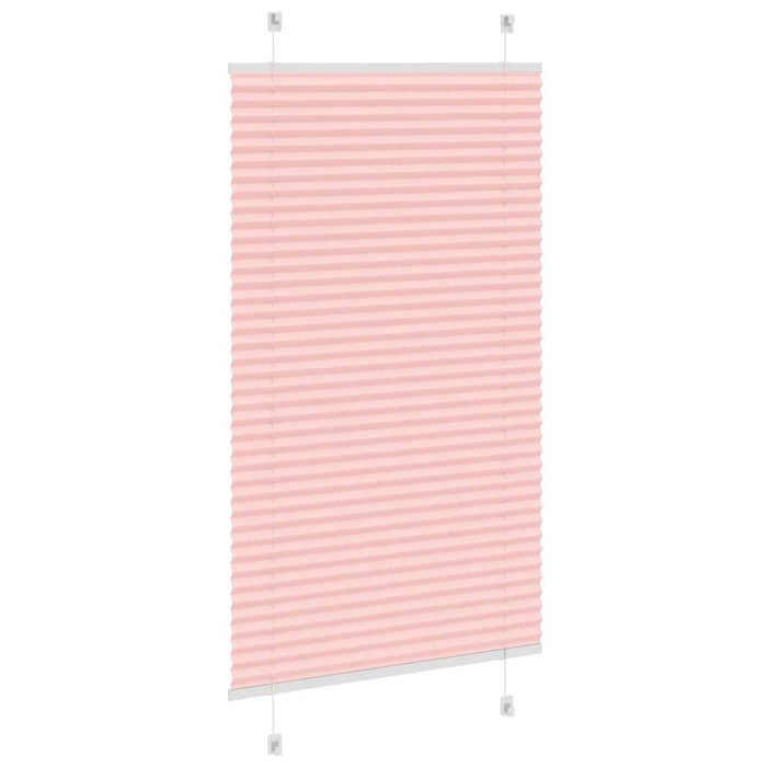 Tenda Plissettata Rosa 80x150 cm Larghezza Tessuto 79,4 cm 4015445