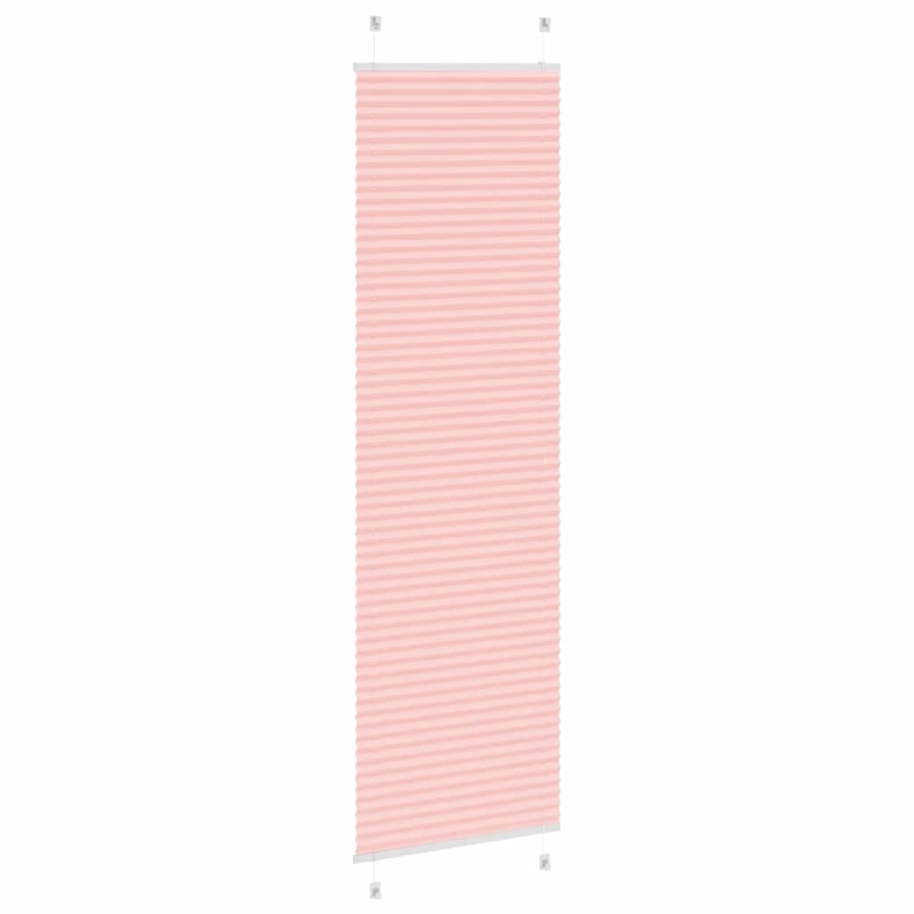 Tenda Plissettata Rosa 55x200 cm Larghezza Tessuto 54,4 cm 4015457