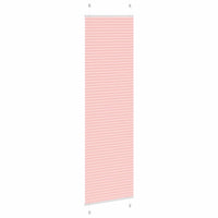 Tenda Plissettata Rosa 55x200 cm Larghezza Tessuto 54,4 cm 4015457