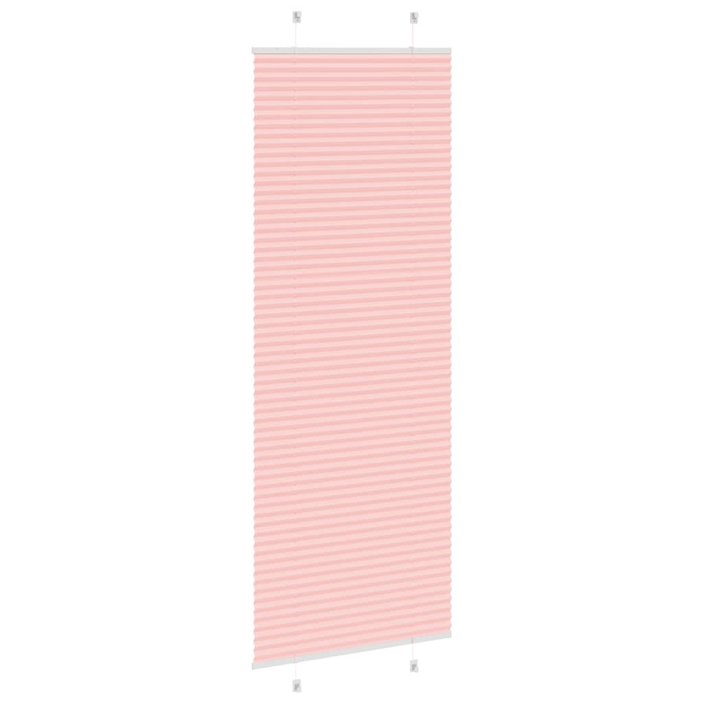 Tenda Plissettata Rosa 70x200 cm Larghezza Tessuto 69,4 cm 4015460