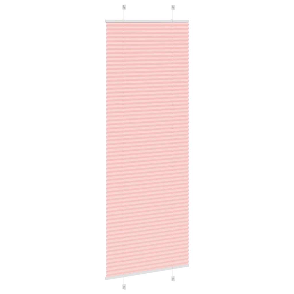 Tenda Plissettata Rosa 80x200 cm Larghezza Tessuto 79,4 cm 4015462