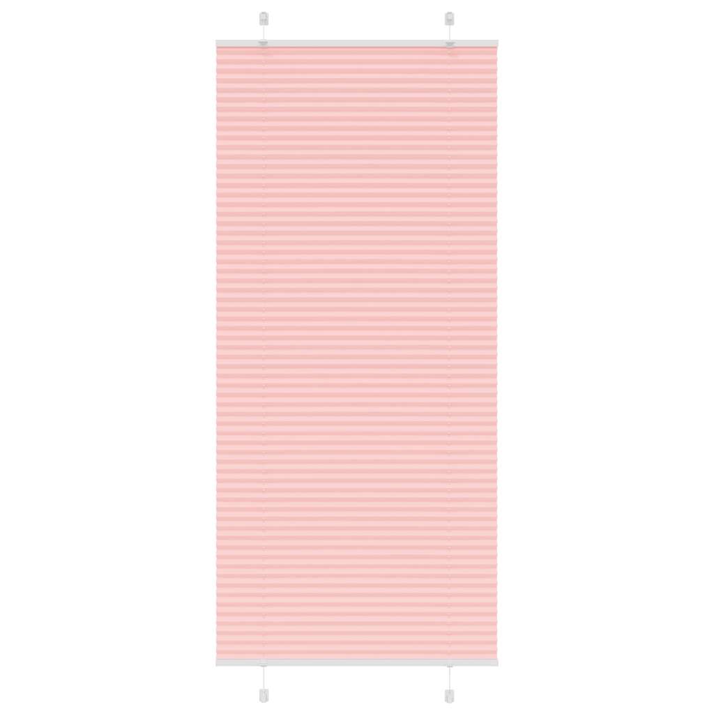 Tenda Plissettata Rosa 90x200 cm Larghezza Tessuto 89,4 cm 4015464