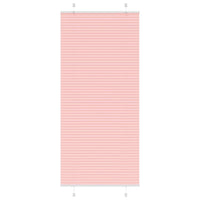 Tenda Plissettata Rosa 90x200 cm Larghezza Tessuto 89,4 cm 4015464