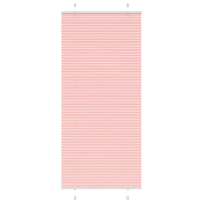 Tenda Plissettata Rosa 90x200 cm Larghezza Tessuto 89,4 cm 4015464