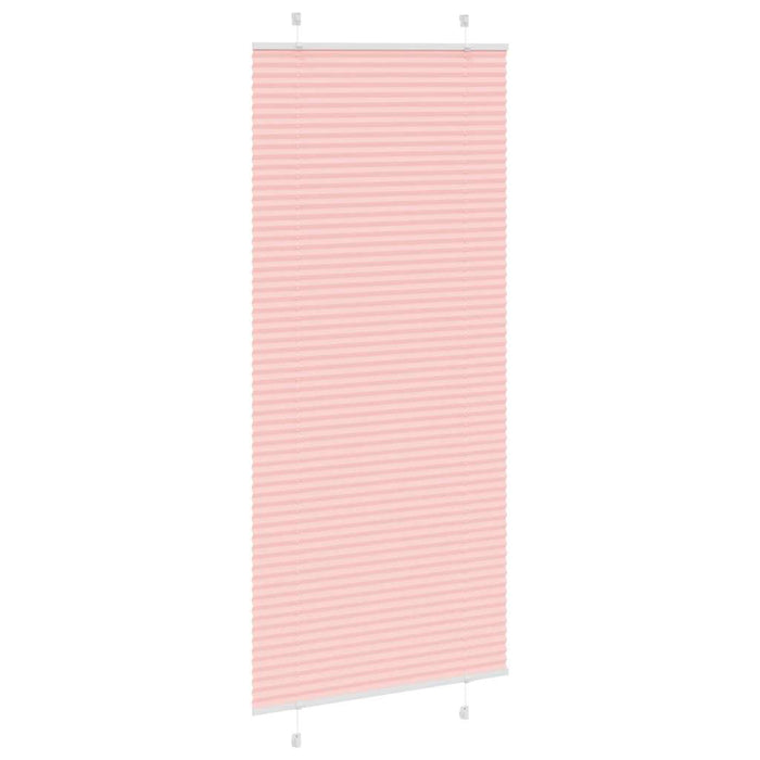 Tenda Plissettata Rosa 90x200 cm Larghezza Tessuto 89,4 cm 4015464