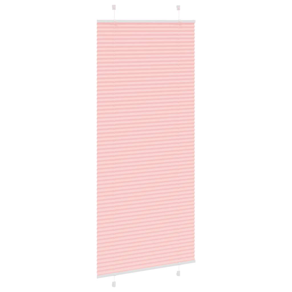 Tenda Plissettata Rosa 90x200 cm Larghezza Tessuto 89,4 cm 4015464