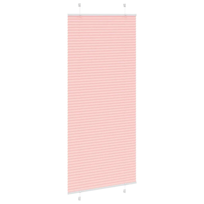 Tenda Plissettata Rosa 90x200 cm Larghezza Tessuto 89,4 cm 4015464