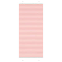 Tenda Plissettata Rosa 95x200 cm Larghezza Tessuto 94,4 cm 4015465