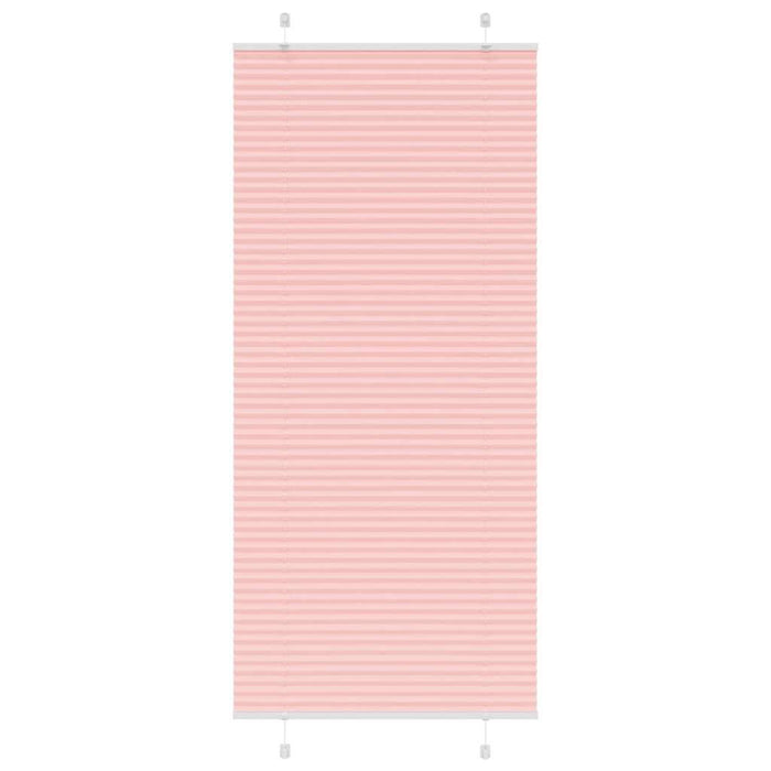 Tenda Plissettata Rosa 95x200 cm Larghezza Tessuto 94,4 cm 4015465