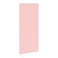 Tenda Plissettata Rosa 95x200 cm Larghezza Tessuto 94,4 cm 4015465