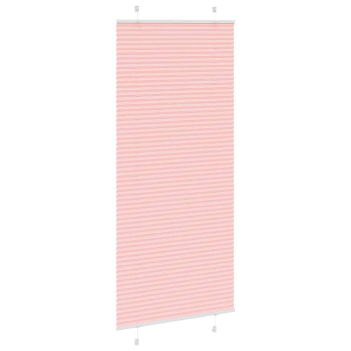 Tenda Plissettata Rosa 95x200 cm Larghezza Tessuto 94,4 cm 4015465