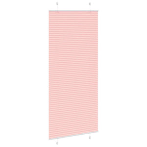 Tenda Plissettata Rosa 95x200 cm Larghezza Tessuto 94,4 cm 4015465