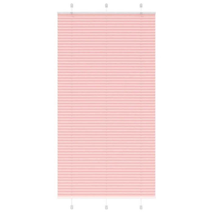 Tenda Plissettata Rosa 105x200 cm Larghezza Tessuto 104,4 cm 4015467