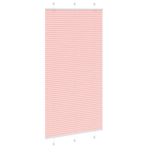 Tenda Plissettata Rosa 105x200 cm Larghezza Tessuto 104,4 cm 4015467