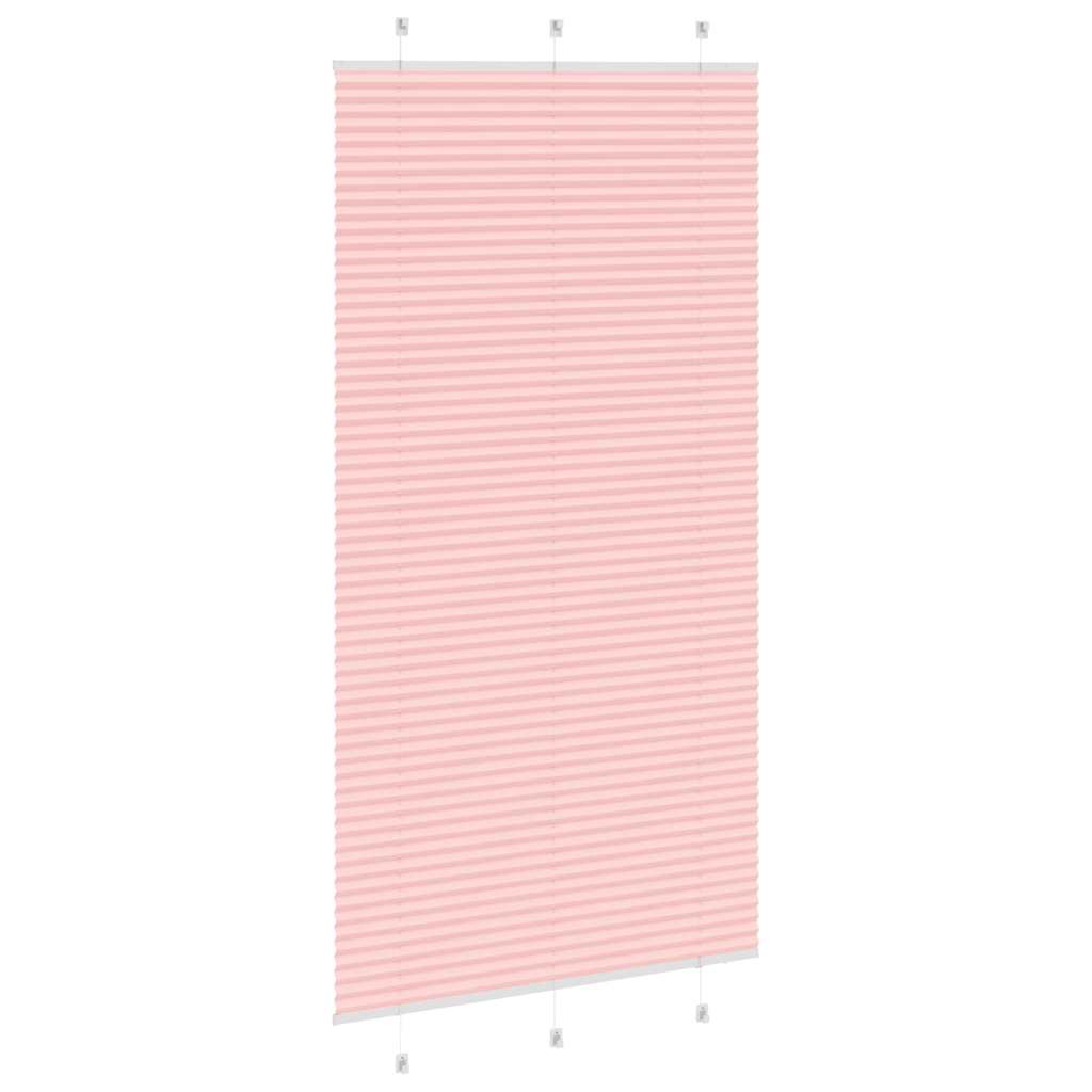 Tenda Plissettata Rosa 105x200 cm Larghezza Tessuto 104,4 cm 4015467