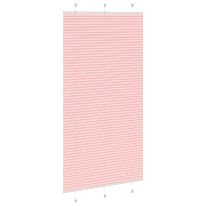 Tenda Plissettata Rosa 105x200 cm Larghezza Tessuto 104,4 cm 4015467