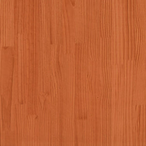 Dormeuse senza Materasso Marrone Cera 80x200 cm Legno di Pino 854951