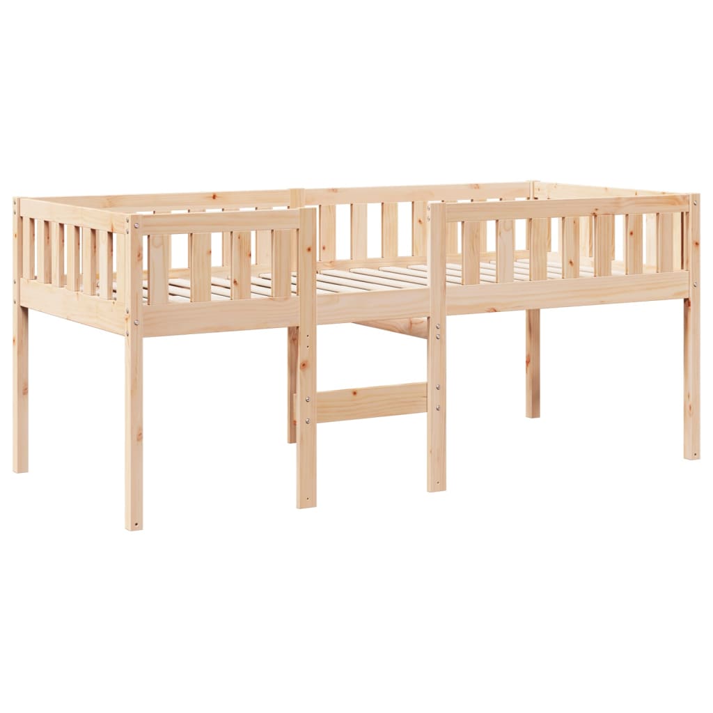 Letto per Bambini senza Materasso 80x200 cm Legno Massello Pino 855012