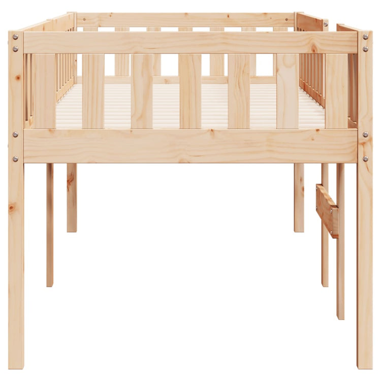 Letto per Bambini senza Materasso 80x200 cm Legno Massello Pino 855012