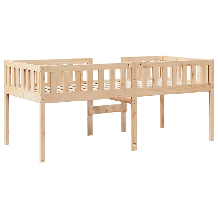 Letto per Bambini senza Materasso 80x200 cm Legno Massello Pino 855012