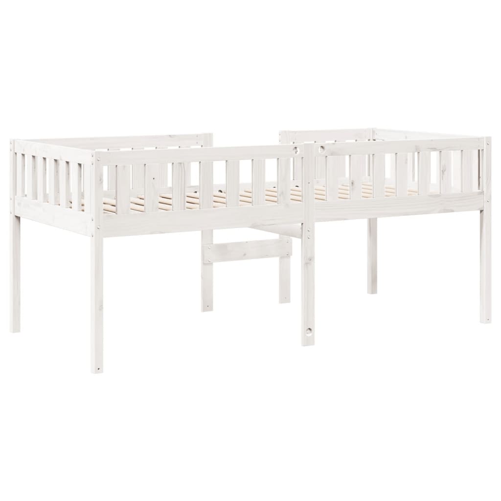 Letto per Bambini senza Materasso Bianco 80x200cm Massello Pino 855013