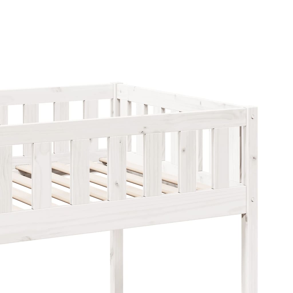 Letto per Bambini senza Materasso Bianco 80x200cm Massello Pino 855013