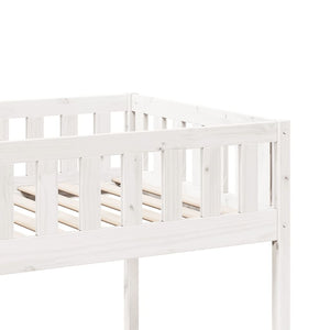 Letto per Bambini senza Materasso Bianco 80x200cm Massello Pino 855013